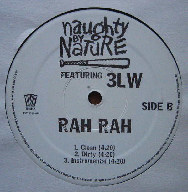 Naughty By Nature Featuring 3LW : Feels Good (Don't Worry Bout A Thing) (12")