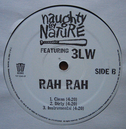 Naughty By Nature Featuring 3LW : Feels Good (Don't Worry Bout A Thing) (12")