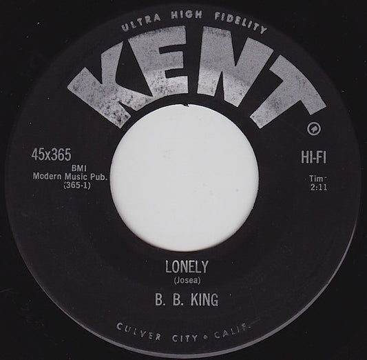 B.B. King : My Sometime Baby / Lonely (7", Single)