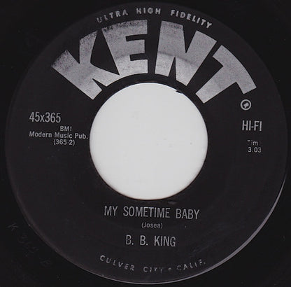 B.B. King : My Sometime Baby / Lonely (7", Single)