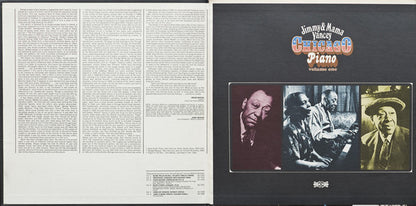 Jimmy Yancey & Mama Yancey : Chicago Piano - Volume One (LP, Comp, Mono, Gat)