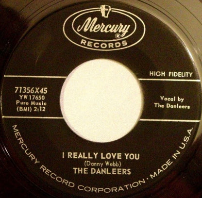 The Danleers : I Really Love You / My Flaming Heart (7", Single)