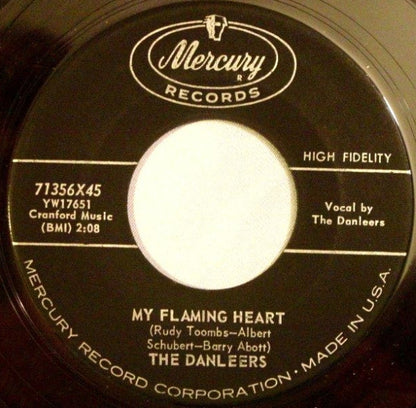 The Danleers : I Really Love You / My Flaming Heart (7", Single)