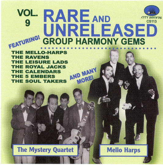 Various : Rare & Unreleased Group Harmony Gems Vol. 9 (CD, Comp)