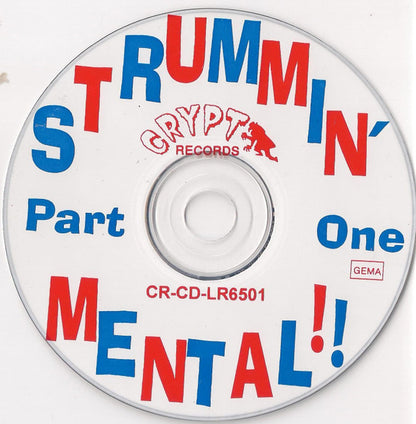 Various : Strummin' Mental! Part One (Raw, Rare And Rockin' Instrumentals 1958-1965) (CD, Comp)