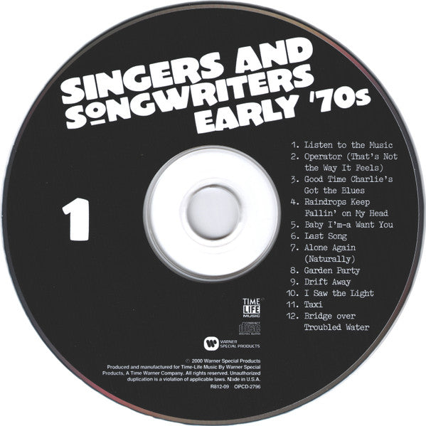 Various : Singers And Songwriters Early '70s (2xCD, Comp)
