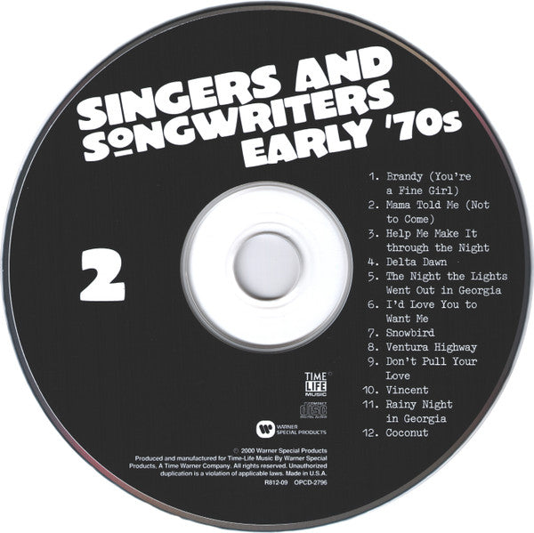Various : Singers And Songwriters Early '70s (2xCD, Comp)