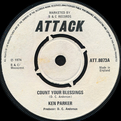 Ken Parker : Count Your Blessings (7")