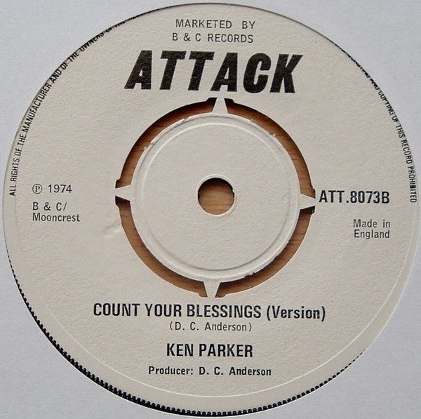 Ken Parker : Count Your Blessings (7")
