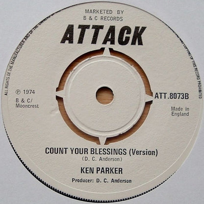 Ken Parker : Count Your Blessings (7")