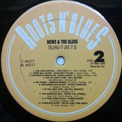 Various : News & The Blues: Telling It Like It Is (LP, Comp, Mono)