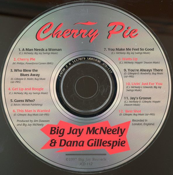 Big Jay McNeely   &   Dana Gillespie : Cherry Pie (CD, Album)