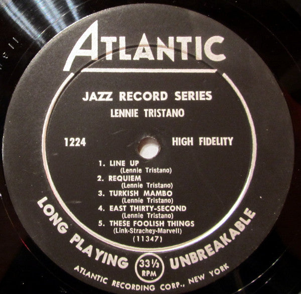 Lennie Tristano : Lennie Tristano (LP, Album)