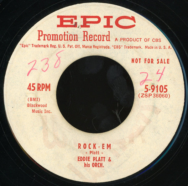 Eddie Platt & His Orchestra : Chinese Lullabye (7", Promo)