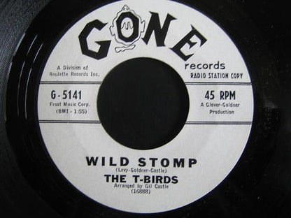The T-Birds (2) : Soft Smoke / Wild Stomp (7", Single, Promo, Styrene)