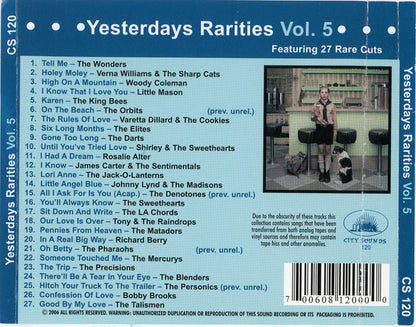 Various : Yesterdays Rarities Vol. 5 (CD, Comp)