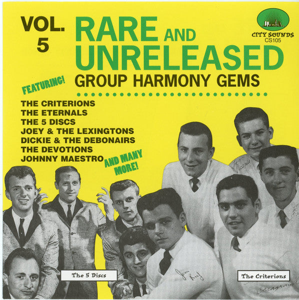 Various : Rare And Unreleased Group Harmony Gems Vol. 5 (CD, Comp)