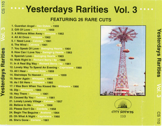 Various : Yesterdays Rarities Vol. 3 (CD, Comp)