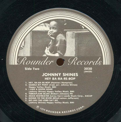 Johnny Shines : Hey Ba-Ba-Re-Bop! (Live, In Concert) (LP, Album)