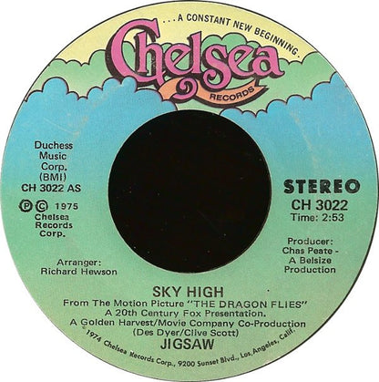 Jigsaw (3) : Sky High (7", Single, Styrene, She)