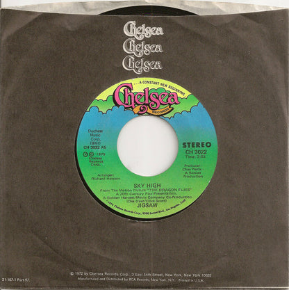 Jigsaw (3) : Sky High (7", Single, Styrene, She)