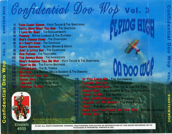 Various : Confidential Doo Wop Vol. 3 (CD, Comp)