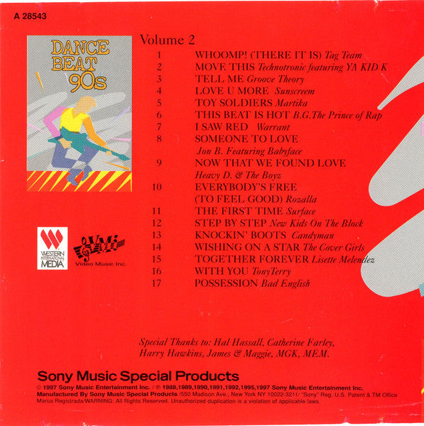 Various : Dance Beat 90’s Volume 2 (CD, Comp)