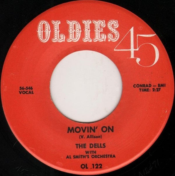 The Dells With Al Smith Orchestra / Preston Epps : Movin' On / Bongo Rock (7", Single)