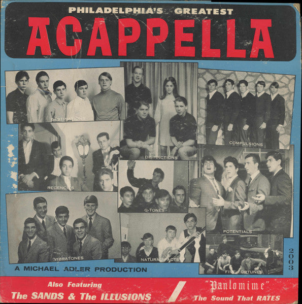 Various : Philadelphia's Greatest Acappella (LP, Comp, Mono, Gol)