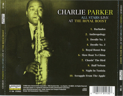 The Charlie Parker All-Stars : Live At The Royal Roost (CD, Album, RE)