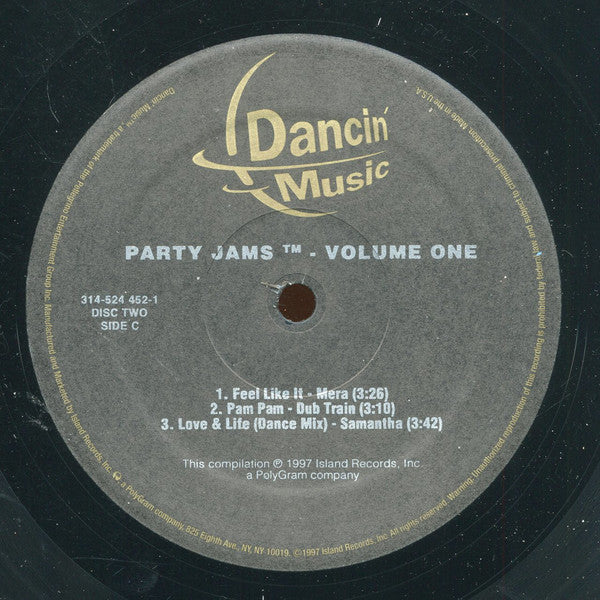Various : Party Jams Volume 1 (2xLP, Comp, Ltd)