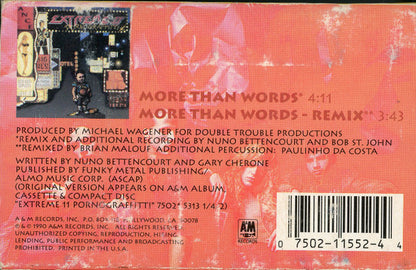 Extreme (2) : More Than Words (Cass, Single, Dol)