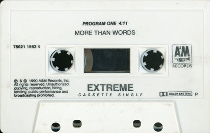 Extreme (2) : More Than Words (Cass, Single, Dol)