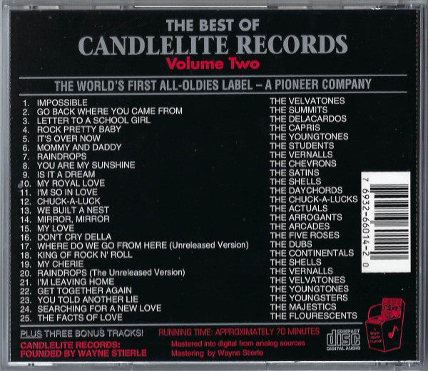 Various : Best Of Candlelite Records, Vol. 2 (CD, Comp)