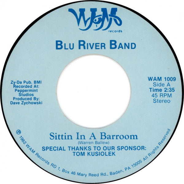 Blu River Band : Drivin' Country Music (7")