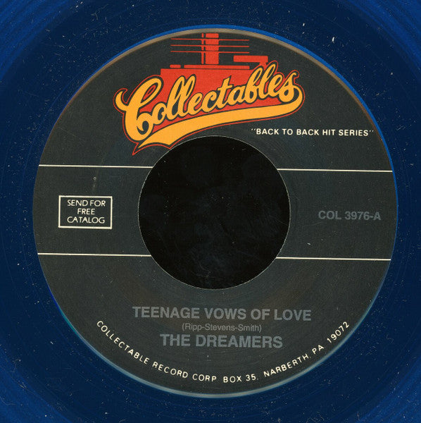 The Dreamers (12) / The Five Stars (5) : Teenage Vows Of Love / Ooh Shucks (7", Blu)