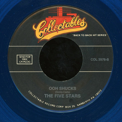 The Dreamers (12) / The Five Stars (5) : Teenage Vows Of Love / Ooh Shucks (7", Blu)