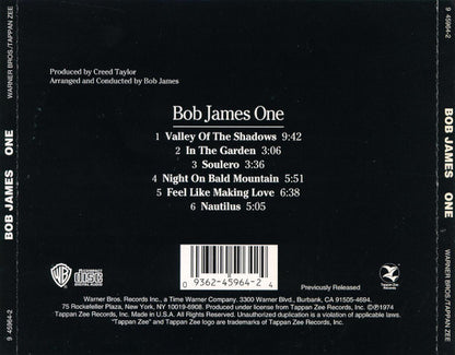 Bob James : One (CD, Album, RE)
