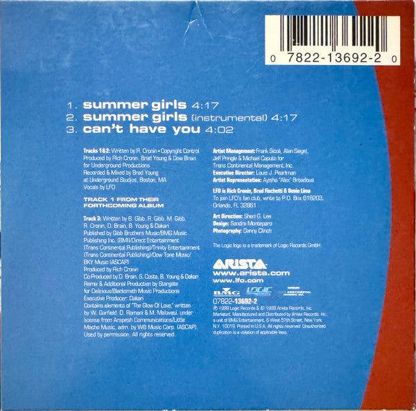 Lyte Funkie Ones : Summer Girls (CD, Single)