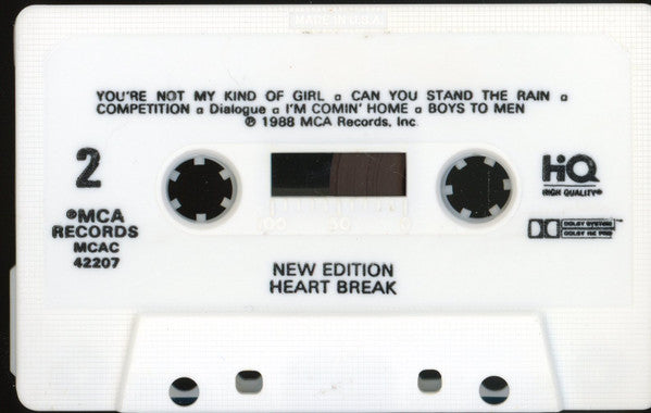 New Edition : Heart Break (Cass, Album, Whi)