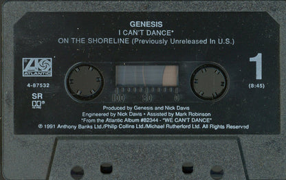 Genesis : I Can't Dance (Cass, Single)
