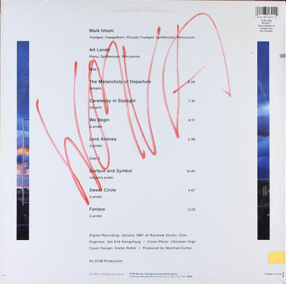Mark Isham / Art Lande : We Begin (LP, Album)