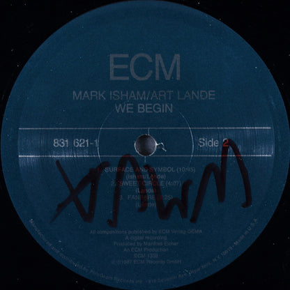 Mark Isham / Art Lande : We Begin (LP, Album)