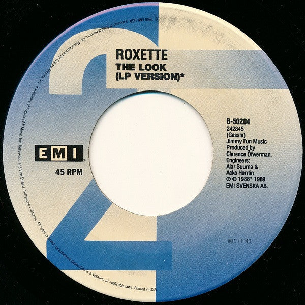 Roxette : Dressed For Success (7", Single)