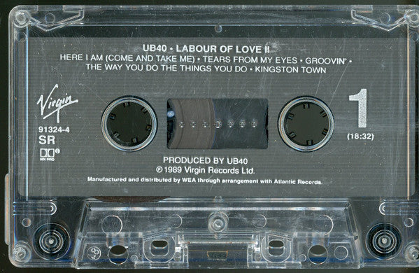 UB40 : Labour Of Love II (Cass, Album, SR,)