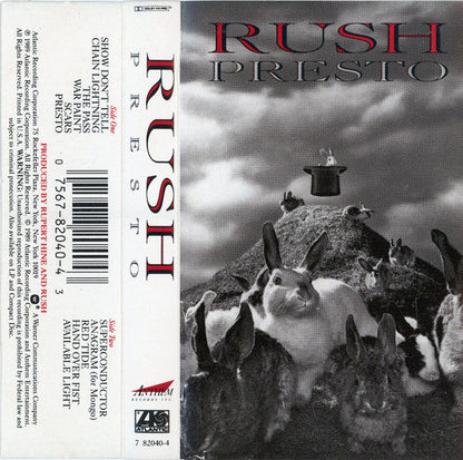 Rush : Presto (Cass, Album, SR,)