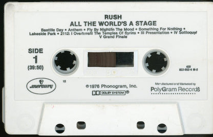 Rush : All The World's A Stage (Cass, Album, RE, 12,)