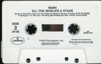 Rush : All The World's A Stage (Cass, Album, RE, 12,)