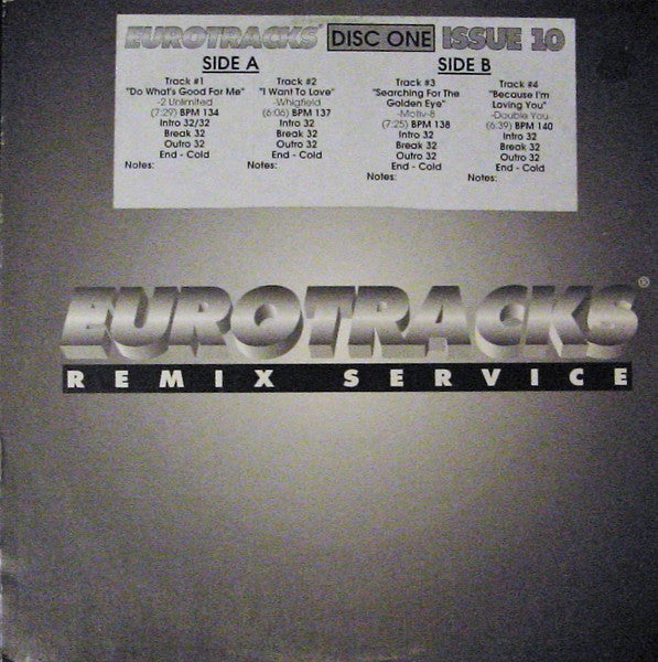 Various : Eurotracks Mixes Issue Ten (3x12", Promo)