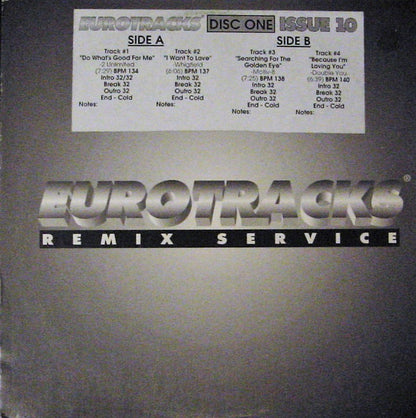 Various : Eurotracks Mixes Issue Ten (3x12", Promo)